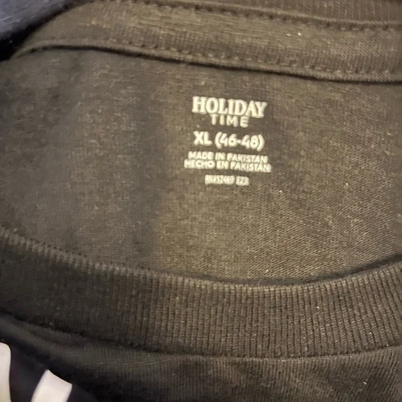 New! Naughty Nice 🦯 Whatever Black Short Sleeve T-Shirt XL - Picture 2 of 2